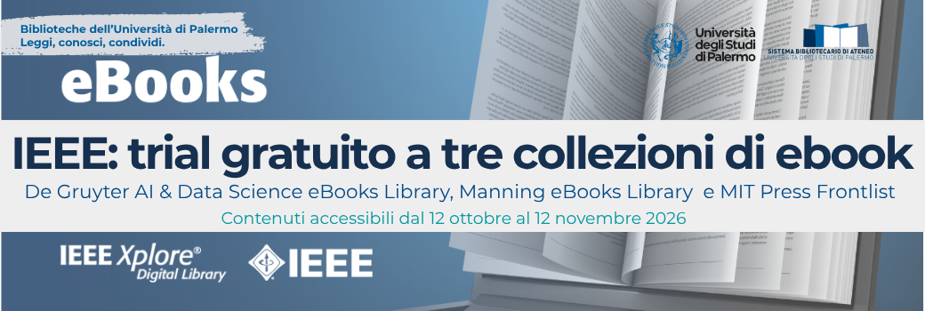 IEEE Xplore: accesso di prova a tre collezioni di ebooks