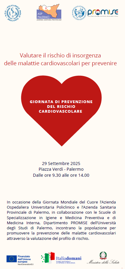 GIORNATA DI PREVENZIONE DEL RISCHIO CARDIOVASCOLARE