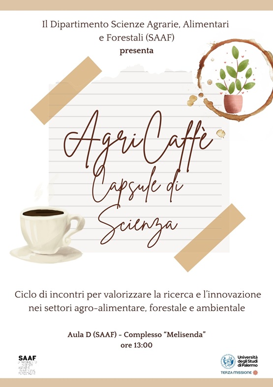 AgriCaffè Capsule di Scienza SAAF 2026 AgriCaffè Capsule di Scienza SAAF 2026