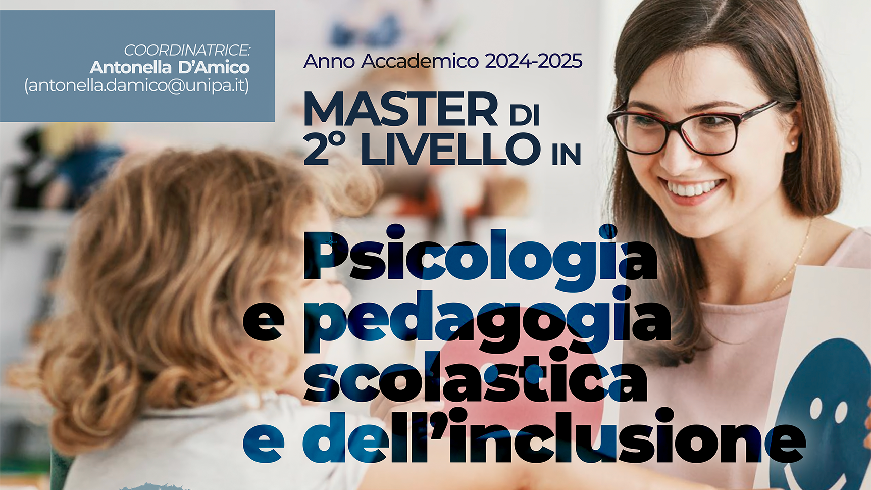 Presentazione del Master UNIPA di II livello in Psicologia e Pedagogia