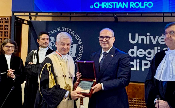 Palermo University Prize conferito al prof. Christian Rolfo