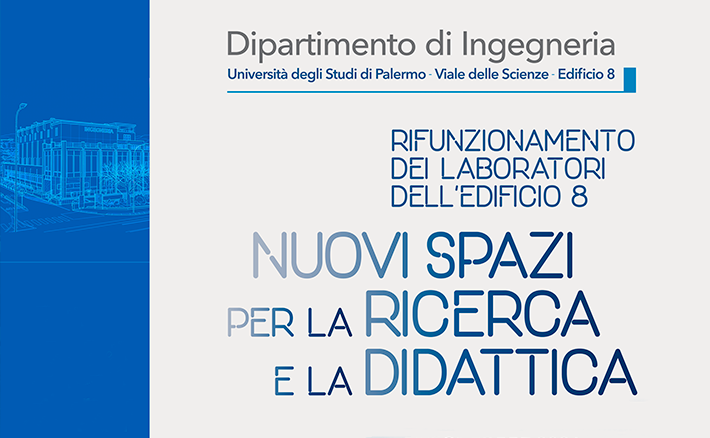 Nuovi spazi per la ricerca e la didattica: rifunzionamento dei laboratori dell’Edificio 8 al Campus UniPa