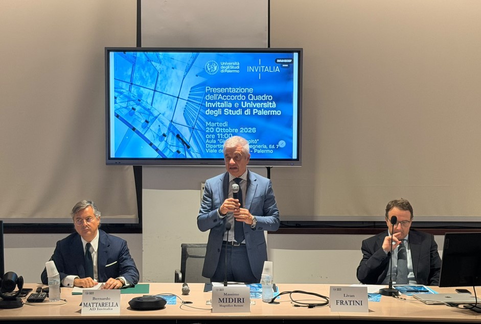 Università di Palermo e Invitalia insieme per promuovere trasferimento tecnologico, imprenditorialità e valorizzazione della ricerca